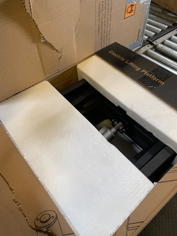 Photo 1 of DIHOOL Electric Scissor Lift Table, 200Lbs, 10.43"-50.39" Height Adjustable Lifting Platform, Super Quiet with Remote & WiFi Control, Obstruction Detection, AC/DC Power for Home/Industrial Use