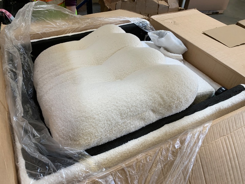 Photo 1 of white sofa bed