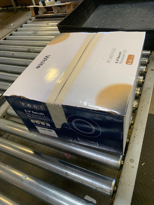 Photo 1 of 12 Pack 5/6 Inch LED Can Lights with Night Light, Metal 5CCT Retrofit Recessed Lighting Selectable 2700K-6000K Dimmable, 12W=75W, 1200LM Downlight with Metal Smooth Trim - ETL and Energy Star