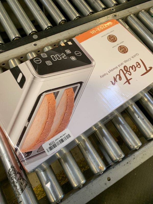 Photo 1 of Toaster 4 Slice Long Slot for Bagels & Artisan Bread, Digital Smart Touch Screen with Memory Function & Single-Slice Modes | 6 Toast Settings & 5 Bread Types | Defrost & Reheat | Stainless Steel