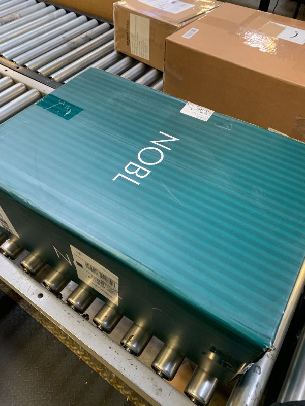 Photo 1 of Nobl Travel Carry On Luggage, Noble Zipperless Aluminum Frame, 22.5x15x9.5, 360 Degree Spinner Wheels, TSA Locks, USB Charging Port, Cup & Phone Holder - Jet Black