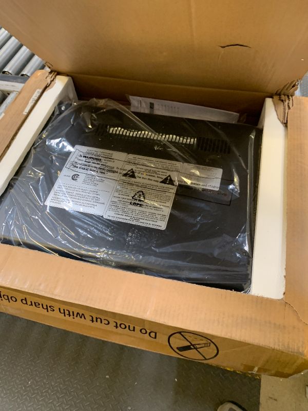 Photo 1 of 26" Electric Fireplace Insert, Wall Recessed 3D Electric Fireplace, 1400W Fake Fireplace Heater with Adjustable Flame and Timer