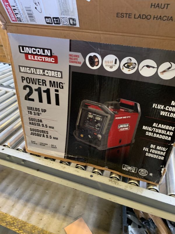 Photo 1 of UNKNOWN MODEL, SIMILAR TO PRODUCT NUT UNKNOWN MODEL********** Electric Power MIG Welder – Dual-Voltage 120/230 V, 20-211 A Output, Flux-Cored Ready, Portable 41 lb Machine, UNKNOWN MODEL, SIMILAR TO PRODUCT NUT UNKNOWN MODEL**********