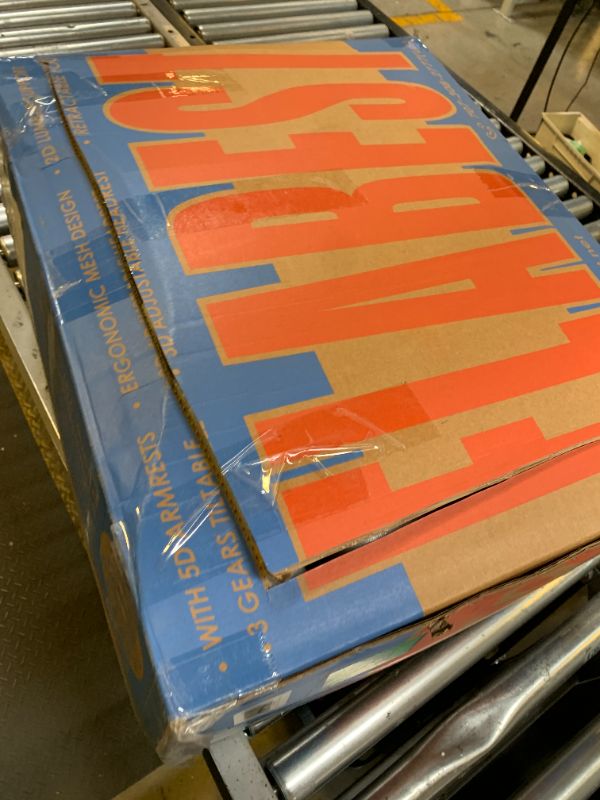 Photo 1 of ELABEST X100 Ergonomic Mesh Office Chair with Footrest, Big and Tall Hone Desk Chair with 5D Flip-Up Arms, Adjustable 3D Lumbar Support,Gaming & Executive Computer Chairs for Long Hours(Midnight Mist)