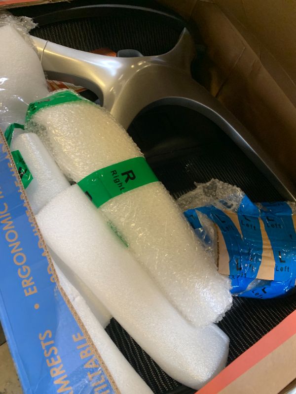 Photo 1 of ELABEST X100 Ergonomic Mesh Office Chair with Footrest, Big and Tall Hone Desk Chair with 5D Flip-Up Arms, Adjustable 3D Lumbar Support,Gaming & Executive Computer Chairs for Long Hours(Midnight Mist)