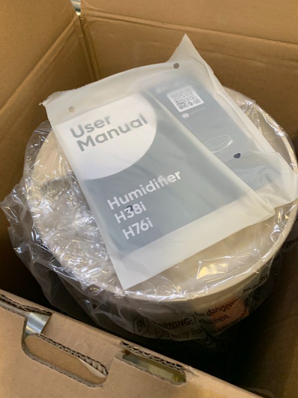 Photo 1 of BLUEAIR Room Humidifier - DreamWell - 48Hr Top-Fill Mist-Free InvisibleMist Technology Aroma Stone for Essential Oils and Soothing Mood Lighting - Quiet Operation for Bedroom and Home Use, Beige