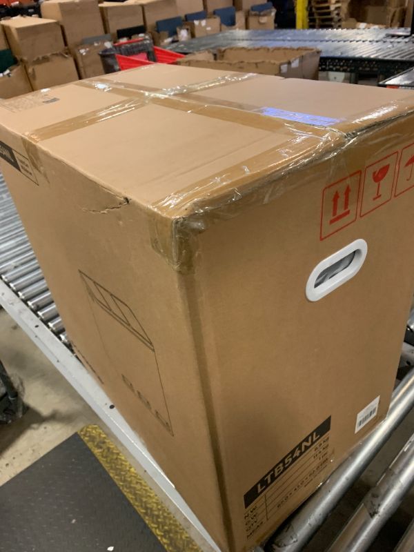 Photo 1 of SONGMICS Trash Can, 3 x 4.8 Gallon Garbage Can, 14.4 Gallon Recycle Bin with Soft-Close Lids, Pedals, and Inner Buckets for Kitchen, Stainless Steel, Silver and Black ULTB54NL