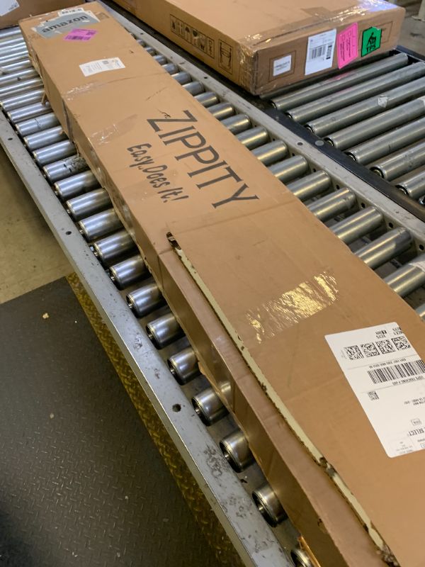 Photo 1 of 3.5ft H x 7.6ft W (2 Panels) No Dig Zippity Manchester Fence Kit, White Vinyl Picket Fence Panels, Perfect Durable Temporary Outdoor Fence for Backyard, Patio, or Garden, ZP19018