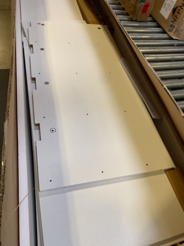 Photo 1 of color white ----------------------------Jocoevol Modern Black 6 Drawer Dresser - Simply Chest of Drawers for Bedroom, Closet, Living Room, Hallway, Entryway, Wood Storage Double Dresser with Smooth Metal Rails - Black