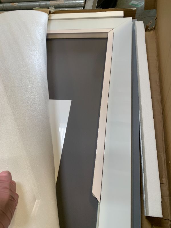 Photo 1 of OKPAL 84x32 Lighted Bathroom Mirror, Anti-Fog LED Bathroom Mirror, Bathroom Mirror with Lights, Dimmable Lighted Vanity Mirror, Shatterproof, ETL Listed, Horizontal/Vertical