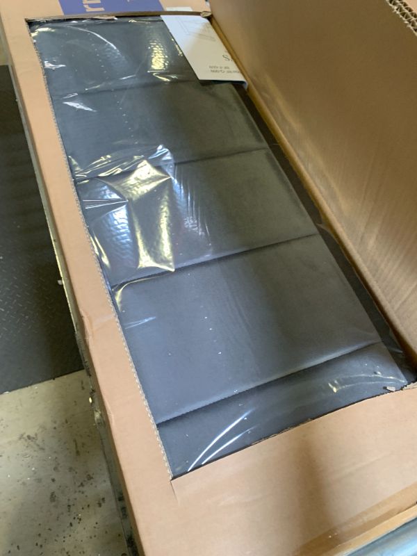 Photo 1 of OLEVS Full Bed Frame with Headboard, Metal Platform Bed Full Size with 2-Tier Storage, LED Light & Charging Station Type C, No Box Spring Needed