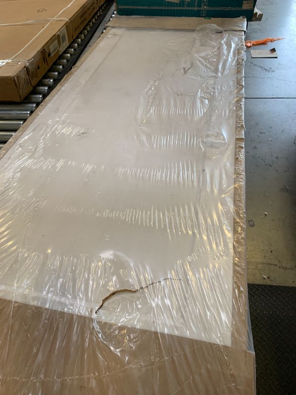 Photo 1 of BARNSMITH 30x80 1-Panel Prefinished Laminate White Hollow Core Door Slab, Shaker Style, for Pocket, Swing, Sliding Door, Durable and Lightweight