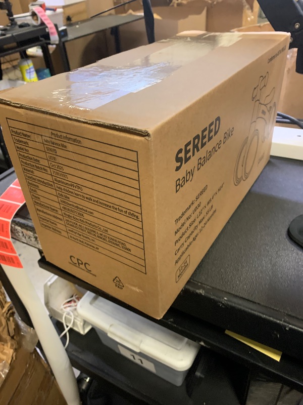 Photo 1 of SEREED Baby Balance Bike for 1-2 Year Olds - 4 Wheels, First Bike for Toddlers, Birthday Gift (Green)