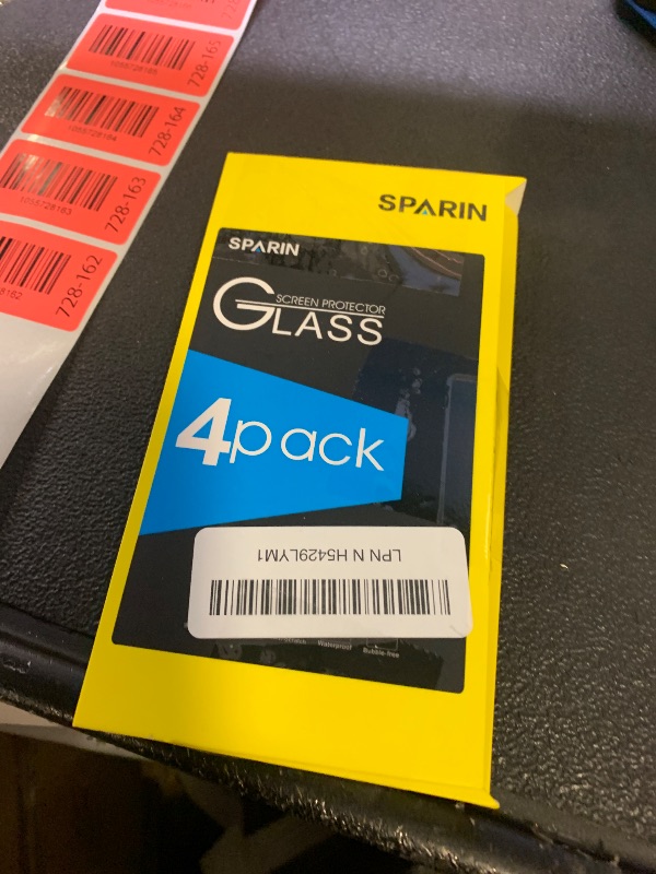 Photo 1 of [4-Pack]SPARIN Google Pixel 4XL Screen Protector with Alignment Frame/Bubble Free/High Definition/Scratch Resistant Tempered Glass for Google Pixel 4 XL