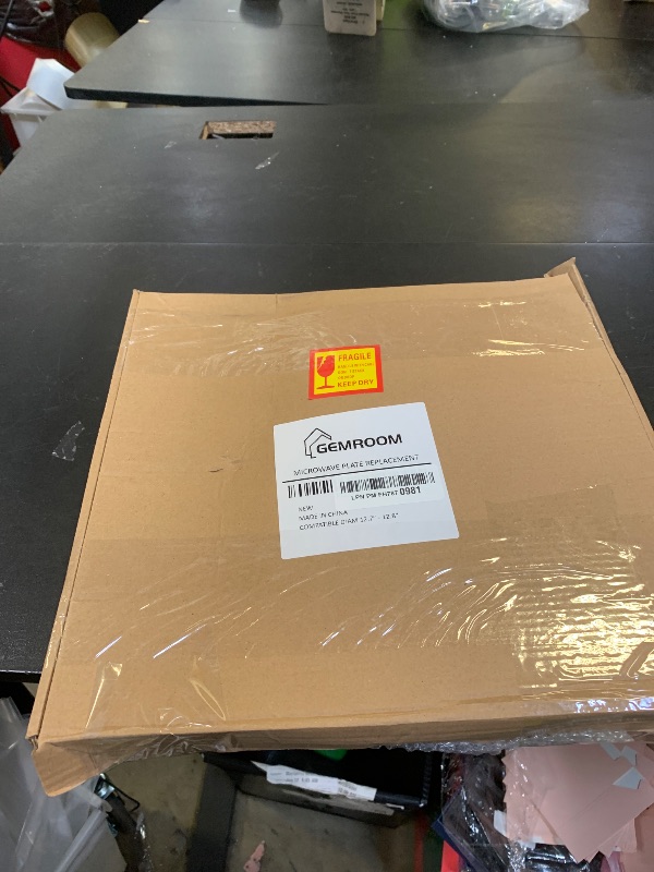 Photo 1 of 12.75" Microwave Plate Replacement for WB49X10129 GE Microwave Glass Plate, LG 3390W1A027A and Kenmore Microwave Glass Plate 1B71961H Compatible With WP8172138 12 3/4 inch Whirlpool Microwave Plate