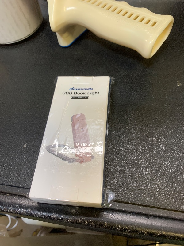 Photo 1 of DEWENWILS USB Rechargeable Book Light, LED Clip on Reading Lights for Books in Bed at Night, Portable Bookmark Lamps, Warm White, Brightness Adjustable, Perfect for Bookworms, Kids (Light Pink)