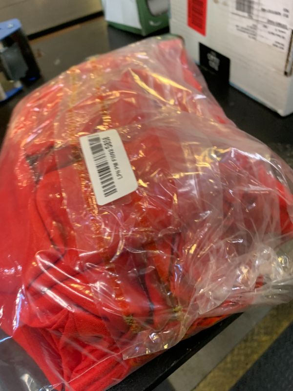 Photo 1 of BYDOLL Table Cloth Red 60x102 Inch Tablecloth for 6 Foot Rectangle Tables Outdoor Washable Wrinkle Free and Spillproof Polyester Tablecloth for Festival Camping Picnic Party Cover