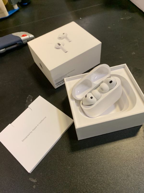 Photo 1 of Apple AirPods Pro 3 Wireless Earbuds, Active Noise Cancellation, Live Translation, Heart Rate Sensing, Hearing Aid Feature, Bluetooth Headphones, Spatial Audio, High-Fidelity Sound, USB-C Charging