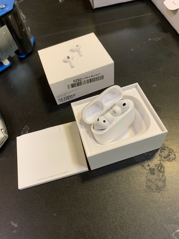 Photo 1 of Apple AirPods Pro 3 Wireless Earbuds, Active Noise Cancellation, Live Translation, Heart Rate Sensing, Hearing Aid Feature, Bluetooth Headphones, Spatial Audio, High-Fidelity Sound, USB-C Charging