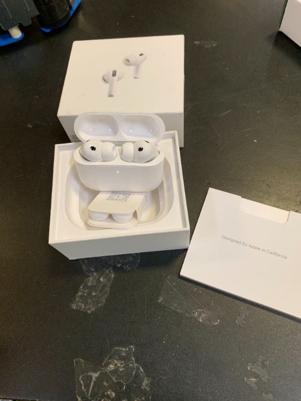 Photo 1 of Apple AirPods Pro 3 Wireless Earbuds, Active Noise Cancellation, Live Translation, Heart Rate Sensing, Hearing Aid Feature, Bluetooth Headphones, Spatial Audio, High-Fidelity Sound, USB-C Charging