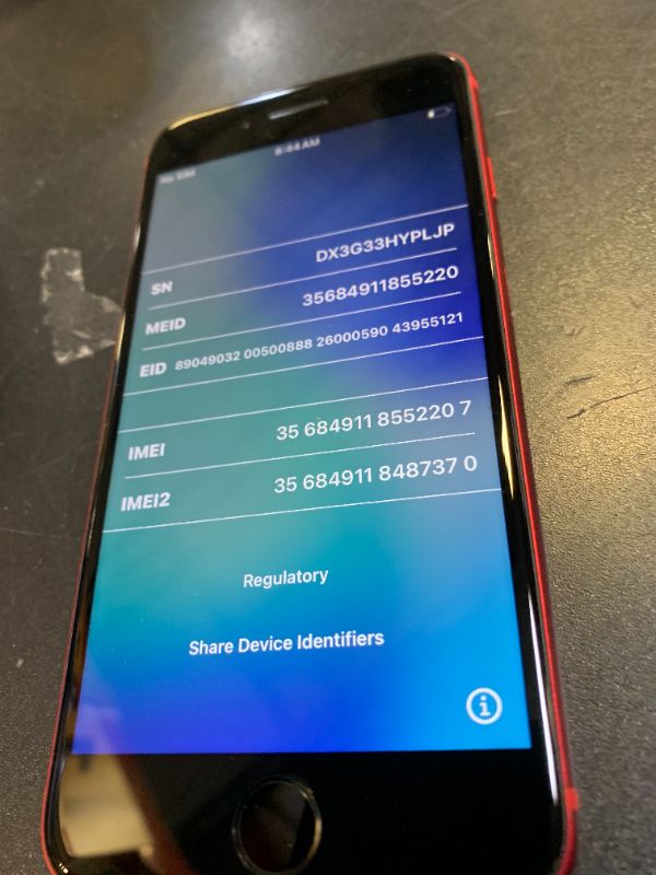 Photo 1 of Apple iPhone SE (2nd Generation), 64GB, Red, Unlocked (Renewed Premium)