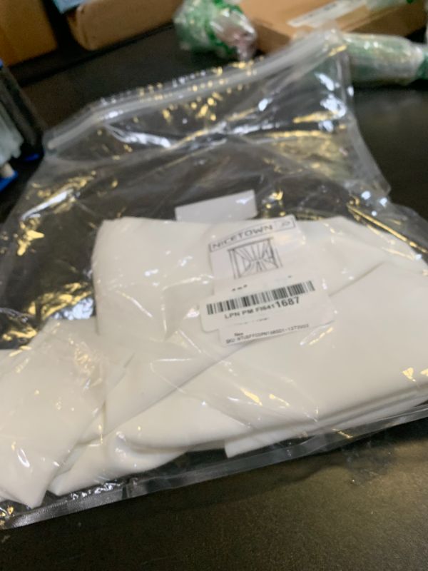 Photo 1 of NICETOWN Non See-Through Sheer Sidelight Door Curtains for Window, Privacy Light Filtering Rod Pocket French Front Door Curtains for Kitchen Living Room with Tieback, 12" W x 72" L? Ivory, 1 Panel