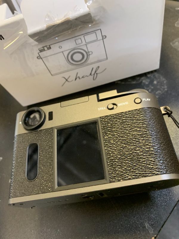 Photo 1 of FUJIFILM X Half Mirrorless Camera - Charcoal Silver