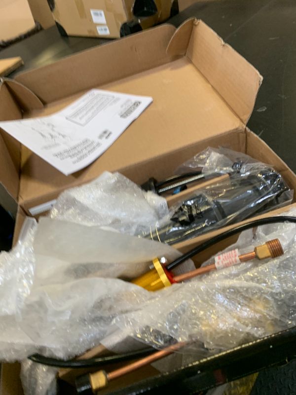 Photo 1 of Delta Geist Matte Black Bathroom Faucet 3 Hole, 8 Inch Widespread Bathroom Sink Faucet for Vanity, Push-Pop Drain Assembly, Matte Black 35864LF-BL