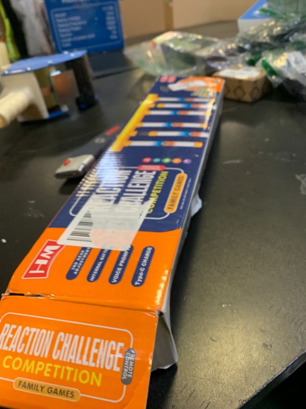 Photo 1 of OCES Reflex Stick Game, Reflex Light-Up Sticks Reaction Training Hand Speed Challenge Game, Upgrade Hand Eye Coordination Training Toy Remote Control 3 Adjustable Speed (Light-Up Blue)