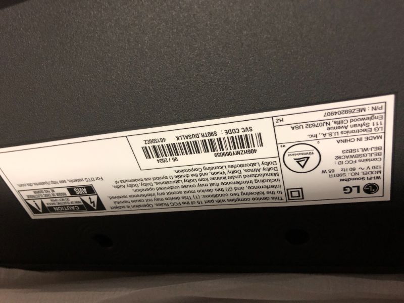 Photo 1 of LG S95TR 9.1.5-Channel OLED evo TV Matching Home Theater Soundbar with Rear Surround Speakers and Wireless Subwoofer, Wow Orchestra, Dolby Atmos, WOWCAST Built-in (2024 Model)