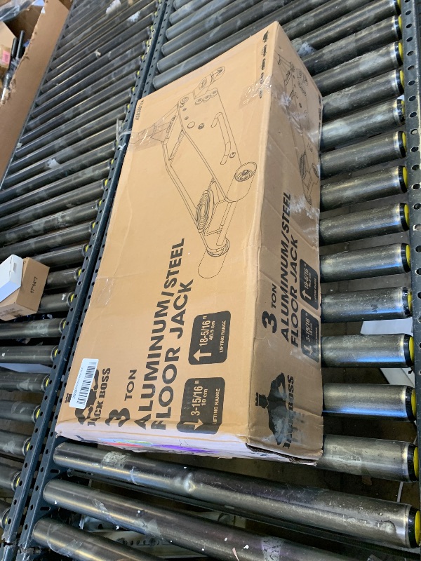 Photo 1 of  3-ton aluminum/steel floor jack. 