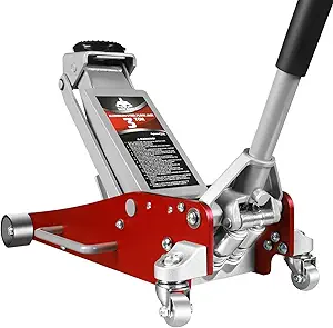 Photo 1 of  3-ton aluminum/steel floor jack. 