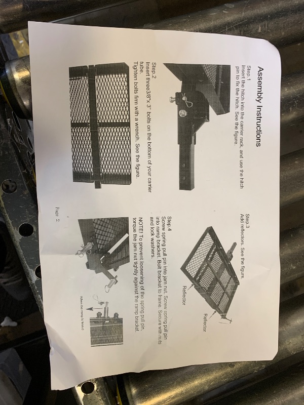 Photo 1 of  hitch-mounted cargo carrier