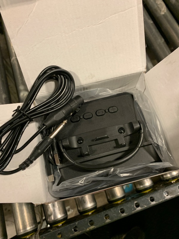 Photo 1 of Portable Bluetooth Speaker with RGB Multicolor Rhythm Light, Portable Bluetooth Speaker with Microphone, Support USB/TF/FM/AUX/TWS, Suitable for Home Party