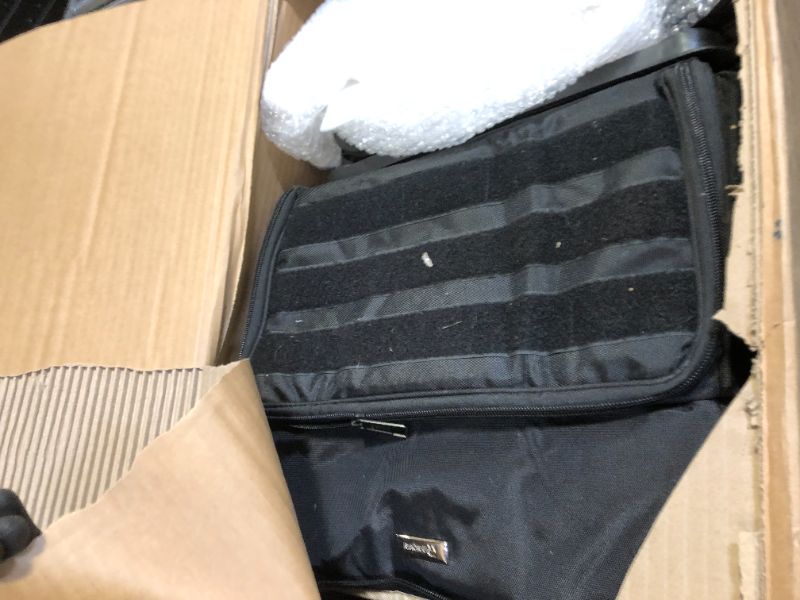 Photo 1 of Relavel Rolling Makeup Train Case, Cosmetology Case on Wheels with 4 Clear Bags, Professional Makeup Artist Set Bags Cosmetic Storage Organizer with Adjustable Dividers, 360° Spinner Wheels, Black