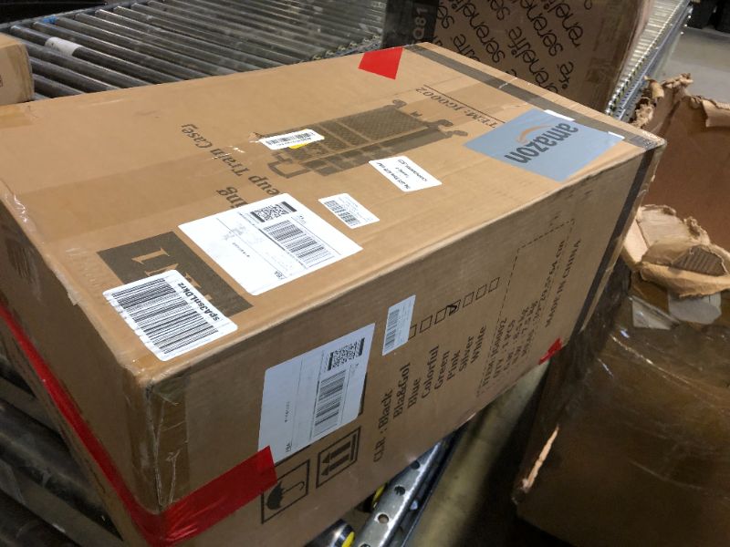 Photo 1 of Relavel Rolling Makeup Train Case, Cosmetology Case on Wheels with 4 Clear Bags, Professional Makeup Artist Set Bags Cosmetic Storage Organizer with Adjustable Dividers, 360° Spinner Wheels, Black