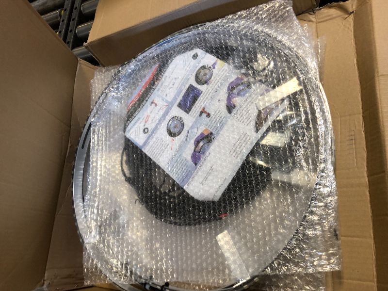 Photo 1 of Switch/Remote Ctrl 4PCS 17.5" Pure White Strobe Rim Lights LED Illuminated Wheel Ring Light Kit 336Leds Breathe/Flashing IP68 Waterproof Tire Light for Car Truck Offroad