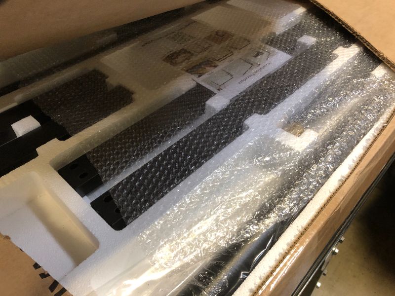 Photo 1 of 46" Sintered Stone Dining Table, Modern Horse Belly Type White Kitchen Table with Sturdy Metal Legs, Durable & Scratch-Resistant Surface for Dining Room/Kitchen/Office?Chairs not Included? (46 inch)