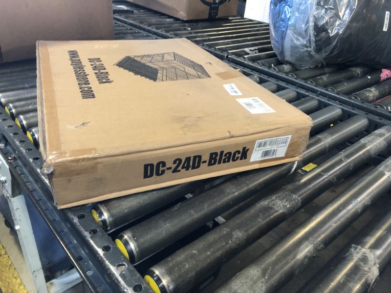 Photo 1 of FDW Dog Crate for Small Dogs 24 Inch Folding Metal WirePet Cage Double Door W/Divider Panel Indoor Outdoor Kennel Leak-Proof Plastic Tray,Black