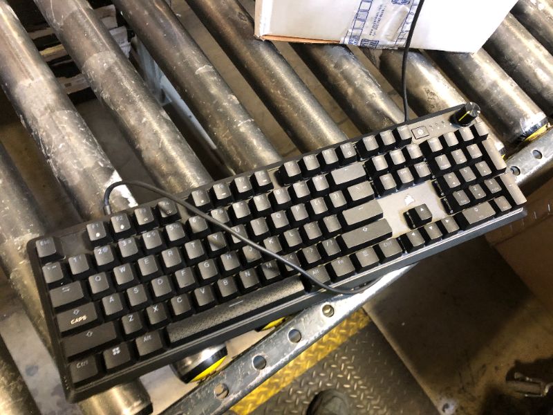 Photo 1 of CORSAIR K70 CORE RGB Mechanical Wired Gaming Keyboard with Palmrest – Pre-Lubed MLX Red Linear Switches, SOCD, ABS Double-Shot Keycaps, Sound Dampening, Media Control Dial, QWERTY NA – Black