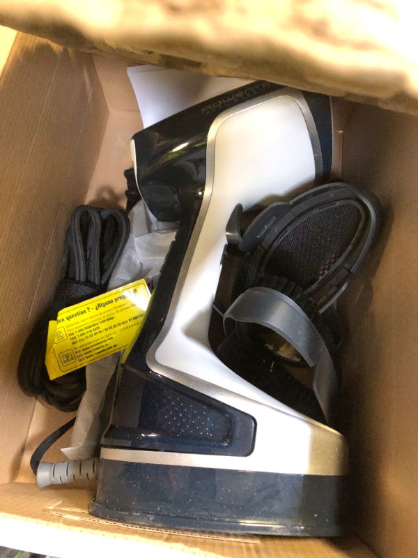 Photo 1 of Rowenta Handheld Steamer for Clothes, X-Cel, 1600 Watts, 40-Second Fast Heat-Up, Powerful Continuous or On Demand Steam, 1600 Watts, Portable Clothes Steamer, Travel Must Have, Navy Blue, DR8120