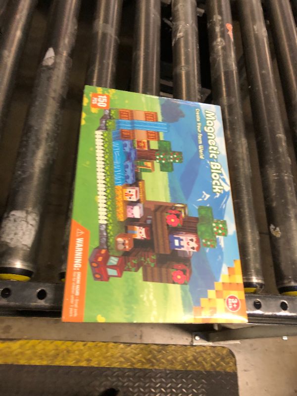 Photo 1 of Gryxpox 150pcs Magnetic Blocks,Magnetic Building Blocks STEM Toys for Kids Ages 3+,Magnet Tiles with Forest Animals Blocks Set, Educational Sensory Toys for Toddlers,Boys & Girls–Creative Game Gift