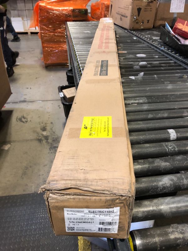 Photo 1 of Elite Screens Spectrum Swift-RC1, 115-INCH Motorized Projector Screen Movie Home Theater Gaming 4K/8K Retractable Electric Projection Screen, ELECTRIC115H2