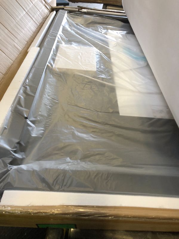 Photo 1 of Amorho 55" X40" LED Bathroom Mirror with Black Frame, Front Light and Backlit(Controlled Separately), Stepless Dimmable, Anti-Fog, Shatter-Proof, 3 Colors, Memory