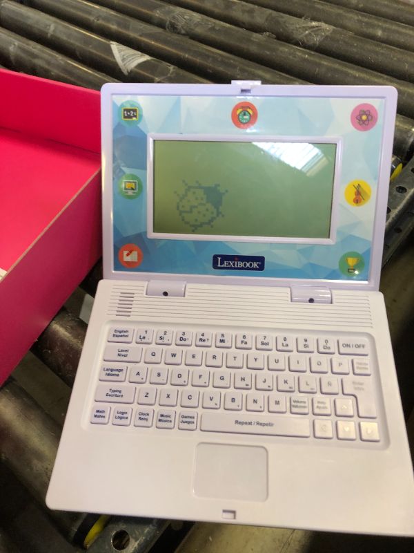 Photo 1 of LEXIBOOK JC798i1 Educational and Bilingual Laptop French/English with Colour screen-130 Activities to Learn Languages, Typing, Math, Logic, Music and Play Games-Blue