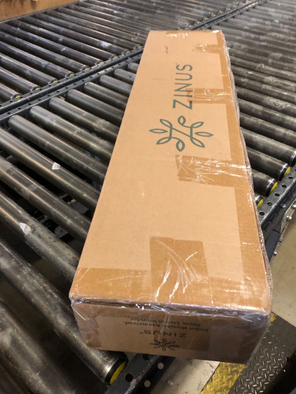 Photo 1 of Zinus 9 Inch Twin WonderBox(TM) Smart Box Spring, Quick Assembly Mattress Foundation, Durable Metal Frame, Grey