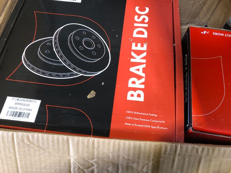 Photo 1 of A-Premium 12.6 in (320 mm) Front Vented Disc Brake Rotors + Ceramic Pads Kit Compatible with Select Chrysler and Dodge Models - 300, Challenger, Charger, Magnum, 6-PC Set