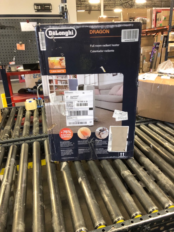 Photo 1 of *SELLING FOR PARTS ONLY* De'Longhi Dragon Digital Oil Filled Radiator Heater, 1500W Electric Space Heater for indoor use, programmable timer, Energy Saving, full room heater with safety features TRD40615E