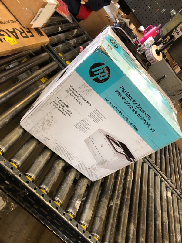 Photo 1 of HP Laserjet Pro 4001n Black & White Printer, Print, Fast speeds, Easy Setup, Mobile Printing, Advanced Security, USB, Ethernet Connection, Best-for-Office