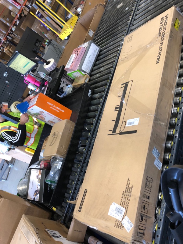 Photo 1 of UPHOLSTERED PLATFORM BED FRAME